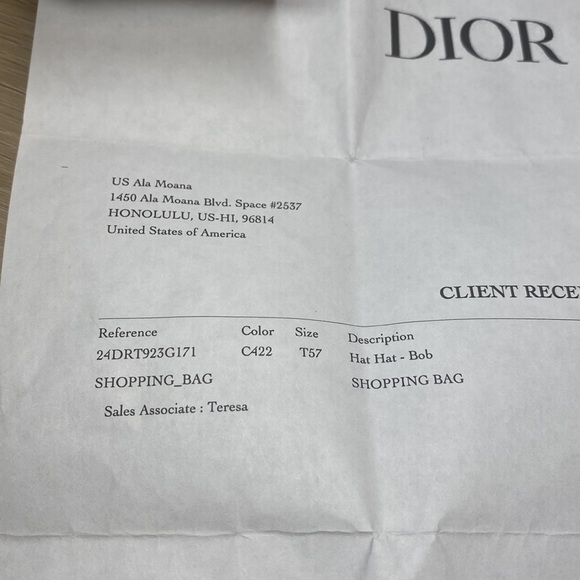 Christian Dior hat - Picture 5 of 5